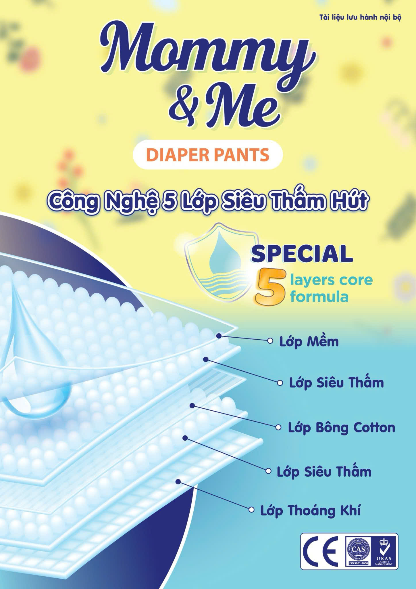 Cấu trúc lõi Bỉm Mommy&me